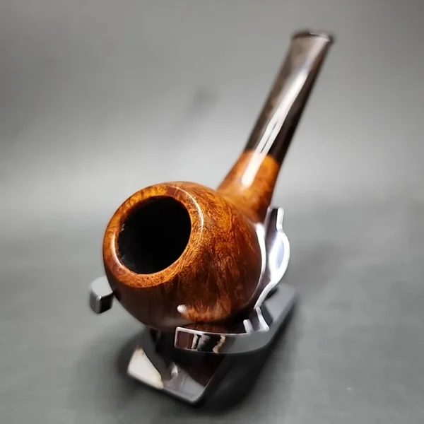 Dave Neeb Smooth Devil Anse Handmade Briar Pipe, New - Image 5