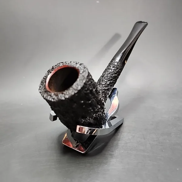 Darnell Old Briar 572 Rusticated Straight Billiard Estate Briar Pipe, Unsmoked - Image 5