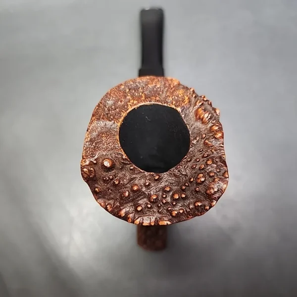 Dane Craft S Partially Sandblasted Freehand Estate Briar Pipe, Unsmoked - Image 5