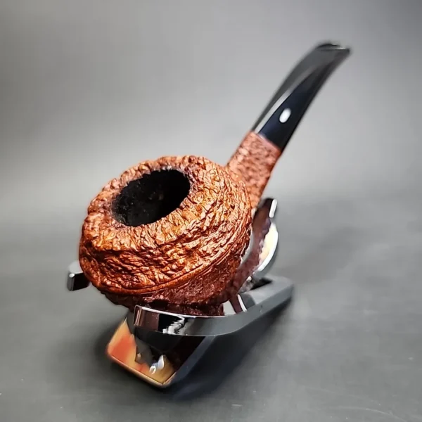 Castello Sea Rock 4K Bent Bulldog Estate Briar Pipe, Italian Estates - Image 5