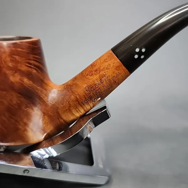 Sasieni Four Dot Natural Richmond Volcano Estate Briar Pipe, English Estates - Image 5