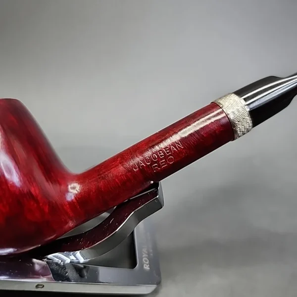 Jacobean REO by Les Wood Smooth Lovat Estate Briar Pipe, Unsmoked - Image 5