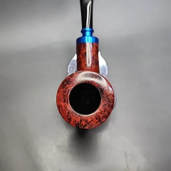 Nording Hold Em Queen Smooth Spigot Horn Estate Briar Pipe, Danish Estates - Image 5