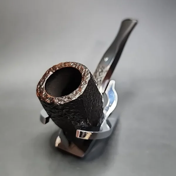 Astleys Rusticated Panel Billiard Estate Briar Pipe, English Estates - Image 5