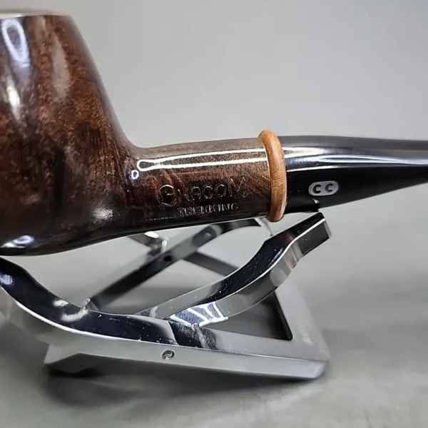 Chacom Trekking 263 Smooth Brandy Estate Briar Pipe Unsmoked, 9mm Adapter - Image 5