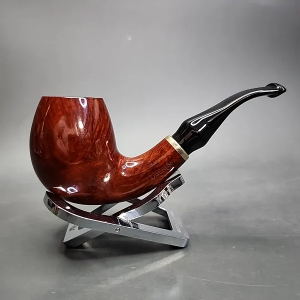 Vauen 6873 Smooth Bent Egg Estate Briar Pipe, Unsmoked, 9mm - Image 5
