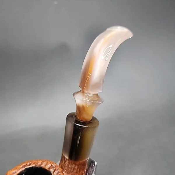 Savinelli Estella Non Pareil 9614 Oom Paul Estate Briar Pipe, Italian Estates - Image 5