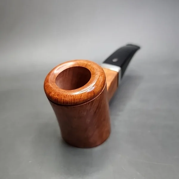 Ser Jacopo L2 Smooth Poker Estate Briar Pipe, Unsmoked - Image 6
