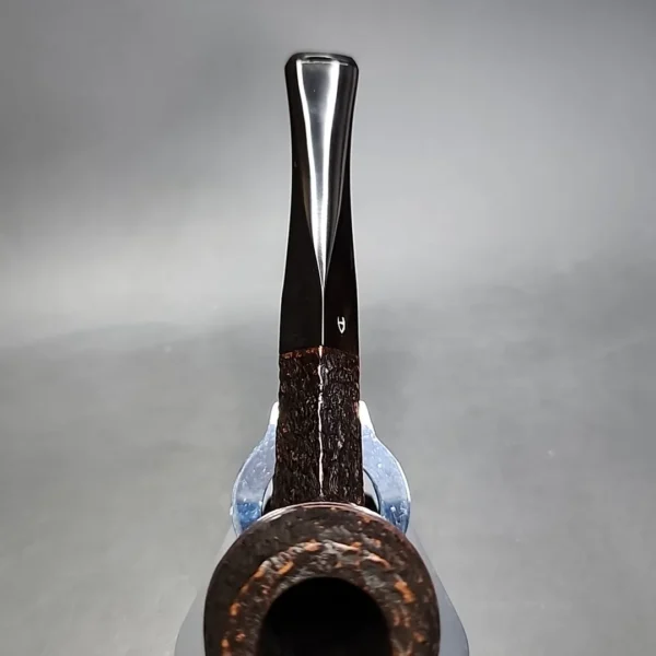 Astleys of London Rusticated Straight Bulldog Estate Briar Pipe - Image 6