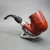 Peterson Hand Made Pub Pipe Smooth Oom Paul Estate Briar Pipe, Irish Estates - Image 6