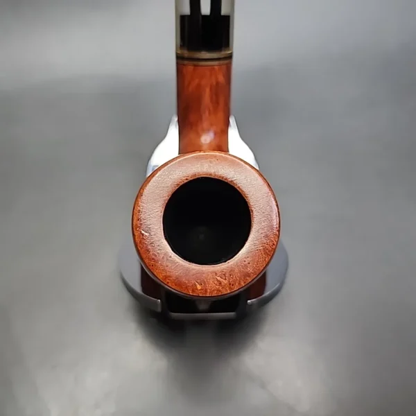 Design Berlin Starline Smooth Bent Brandy Estate Briar Pipe, Unsmoked, 9mm - Image 6