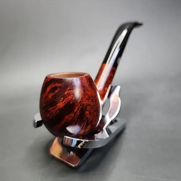 Chacom Centenaire 184, Smooth Bent Apple Estate Briar Pipe, Unsmoked - Image 6