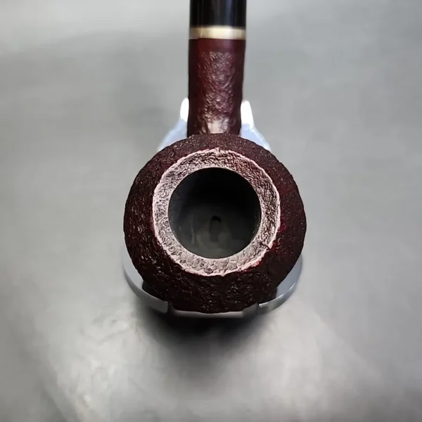 Vauen 5202 Sandblasted Bent Rhodesian Estate Briar Pipe, Unsmoked, 9mm - Image 6