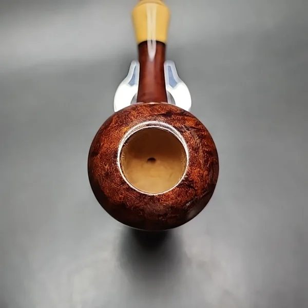 Joao Madail Scorpius Pipes Rhodesian Horn Handmade Briar Pipe, Unsmoked - Image 6