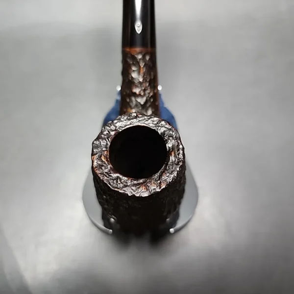Astleys Rusticated Bent Billiard Estate Briar Pipe, English Estates - Image 6