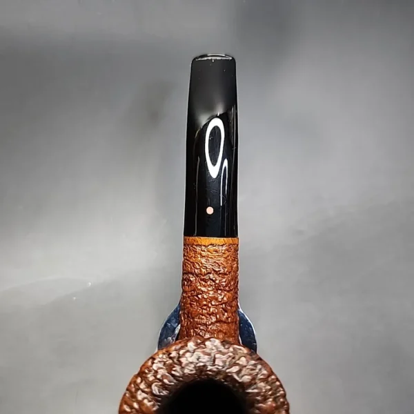 Ser Jacopo R2 Rusticated Bent Dublin Estate Briar Pipe, Italian Estates - Image 6