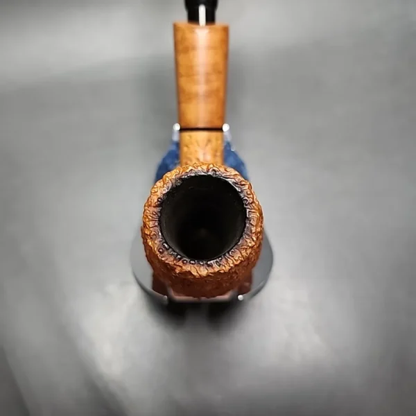 Ascorti Business Rusticated Stack Estate Briar Pipe, Italian Estates - Image 6
