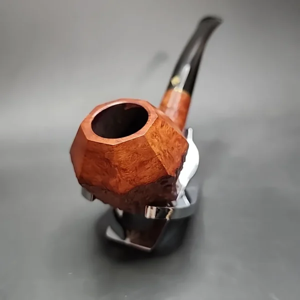BBB Bolder Grain 10 Panel Rhodesian Estate Briar Pipe, Unsmoked - Image 6