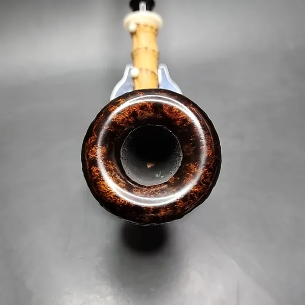 J Mouton Sandblasted Samurai Dublin Handmade Briar Pipe, New - Image 6