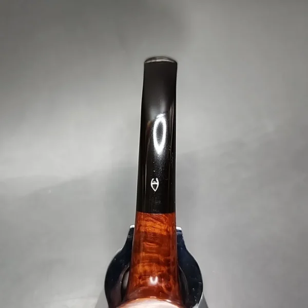 Astleys by Les Wood Smooth Bent Apple Estate Briar Pipe, Unsmoked - Image 6