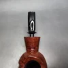 Bennie Joe Smooth Blowfish Handmade Briar Pipe, New - Image 6