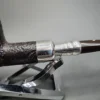 2001 Dunhill Christmas Sandblasted Silver Spigot Billiard Estate Briar Pipe, Unsmoked - Image 6