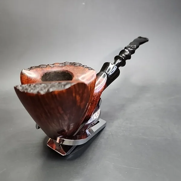 Preben Holm Private Collection, Extra Large Smooth Freehand Estate Briar Pipe, Danish Estates - Image 6