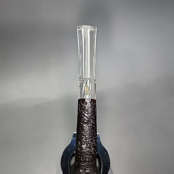 GBD Prehistoric 1454 Sandblasted Billiard w/ Perspex Estate Briar Pipe, Unsmoked - Image 6
