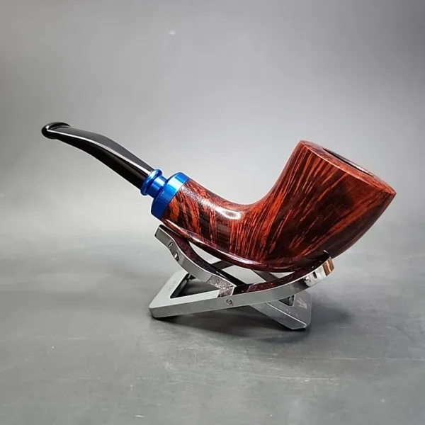Nording Hold Em Queen Smooth Spigot Horn Estate Briar Pipe, Danish Estates - Image 6
