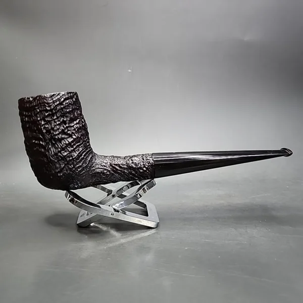 1925 Cased Dunhill's Shell Briar Magnum Billiard Estate Briar Pipe, English Estates - Image 6