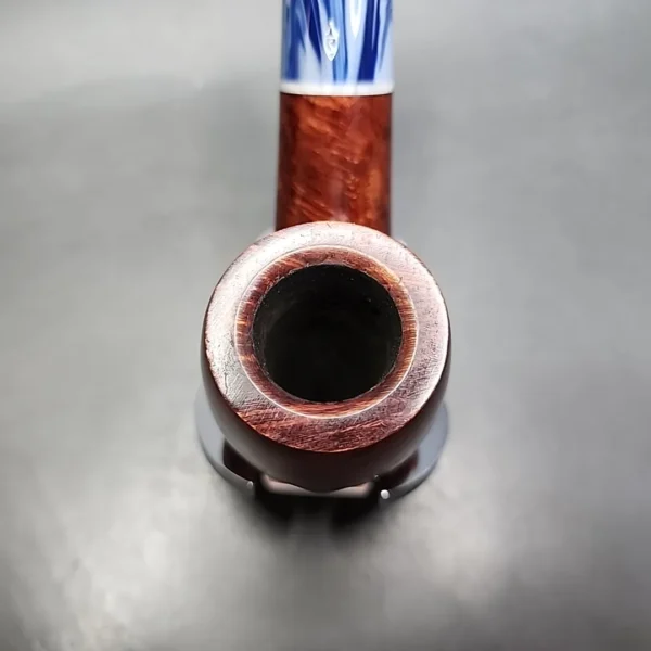 Savinelli Oceano 616 KS Smooth Bent Billiard Estate Briar Pipe, 6mm - Image 6