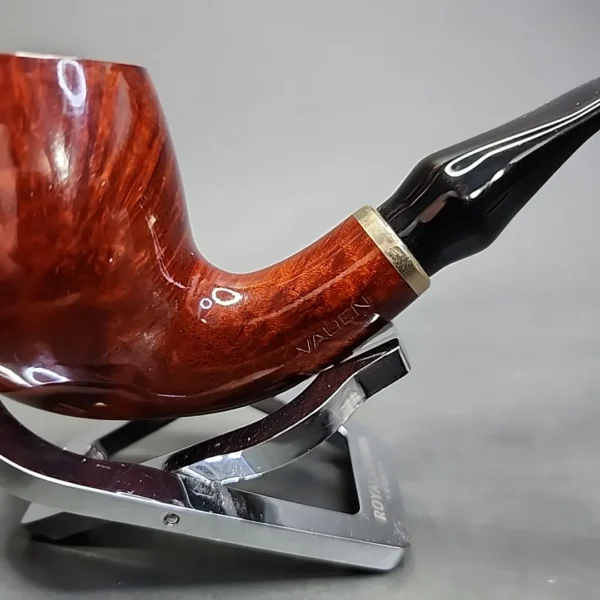 Vauen 6873 Smooth Bent Egg Estate Briar Pipe, Unsmoked, 9mm - Image 6