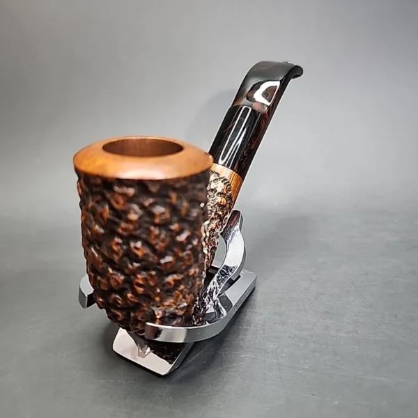 Randy Wiley for PCI 1986, Sea Reef Bent Stack Estate Briar Pipe, Unsmoked - Image 6