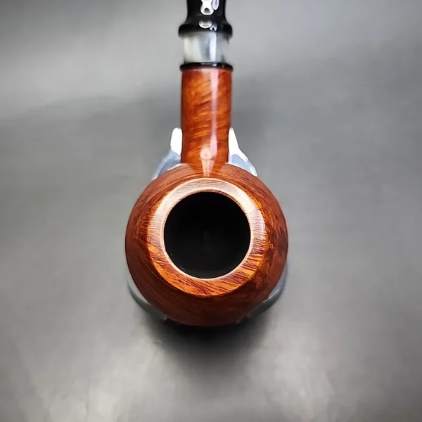 Design Berlin Strassbourg Smooth Bent Rhodesian Estate Briar Pipe Unsmoked, 9mm - Image 7
