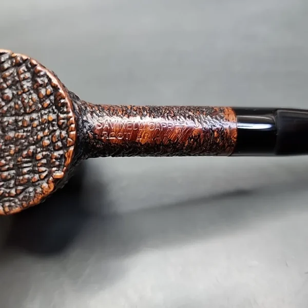 Savinelli Capri Root Briar 310 Rusticated Poker Estate Briar Pipe, Italian Estates - Image 7