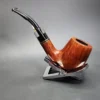 Design Berlin Starline Smooth Bent Brandy Estate Briar Pipe, Unsmoked, 9mm - Image 7