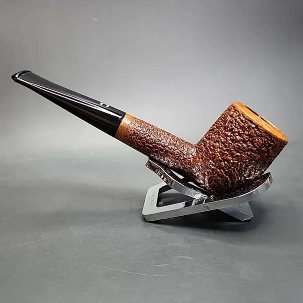 Il Ceppo Imperatori Era Rusticated Billiard Estate Briar Pipe, Italian Estates - Image 7