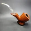 Bjarne Handmade Smooth Freehand Sitter Estate Briar Pipe, Danish Estates - Image 7