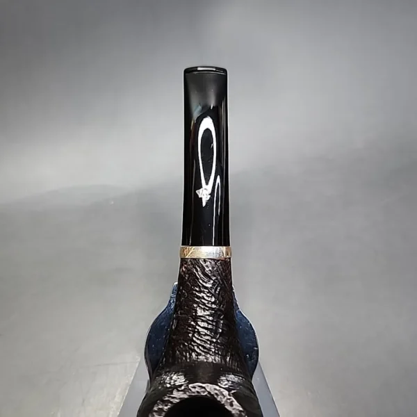 Mastro Geppetto by Ser Jacopo Sandblasted Scoop Estate Briar Pipe, Unsmoked - Image 7