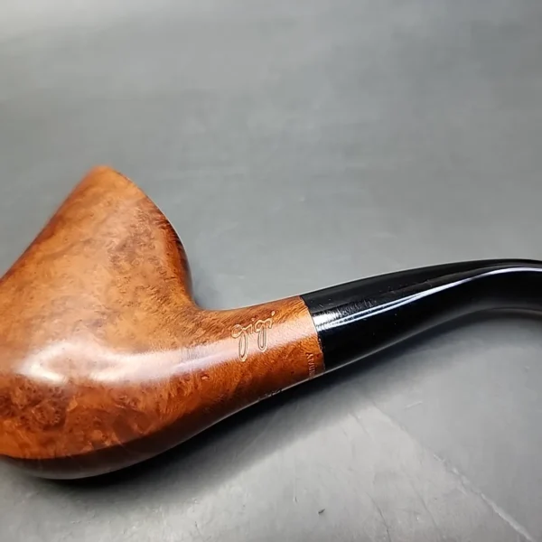 Gigi SM Unique Smooth Freehand Estate Briar Pipe Unsmoked, 9mm - Image 7