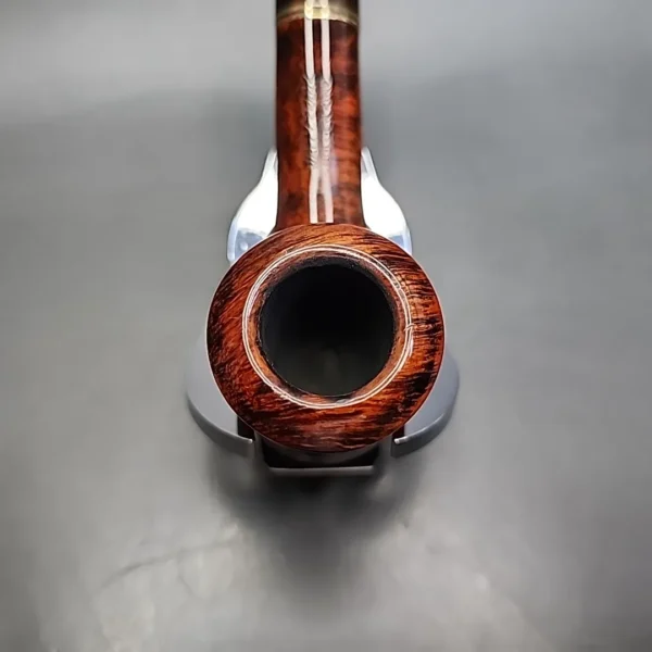 Wally Frank Golden Ring Smooth Vase Estate Briar Pipe, French Estates - Image 7