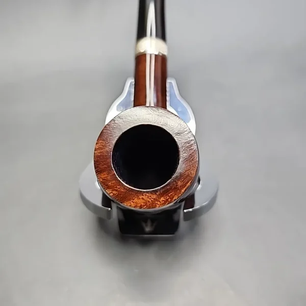 Jacobean Original by Les Wood Smooth Straight Billiard Estate Briar Pipe, Unsmoked - Image 8