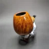 Doctors Pipes Double Flash Bamboo Brandy Handmade Briar Pipe, New - Image 7