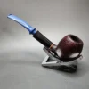 Sean Reum Sandblasted Bent Apple w/ Ebonite Handmade Briar Pipe, New - Image 7