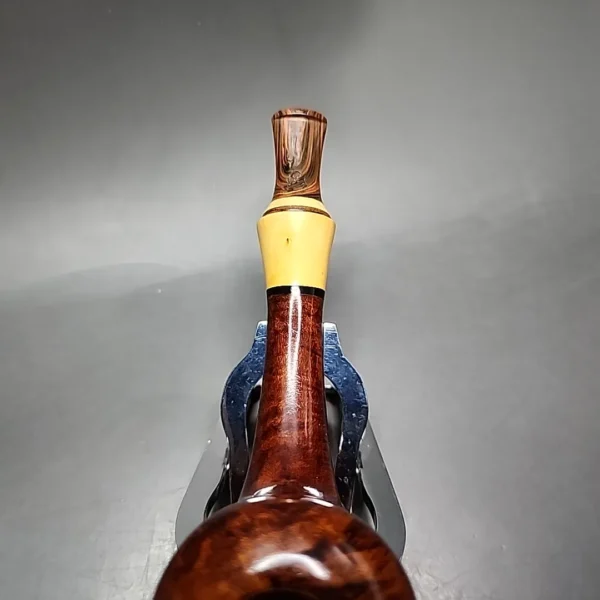 Joao Madail Scorpius Pipes Rhodesian Horn Handmade Briar Pipe, Unsmoked - Image 7