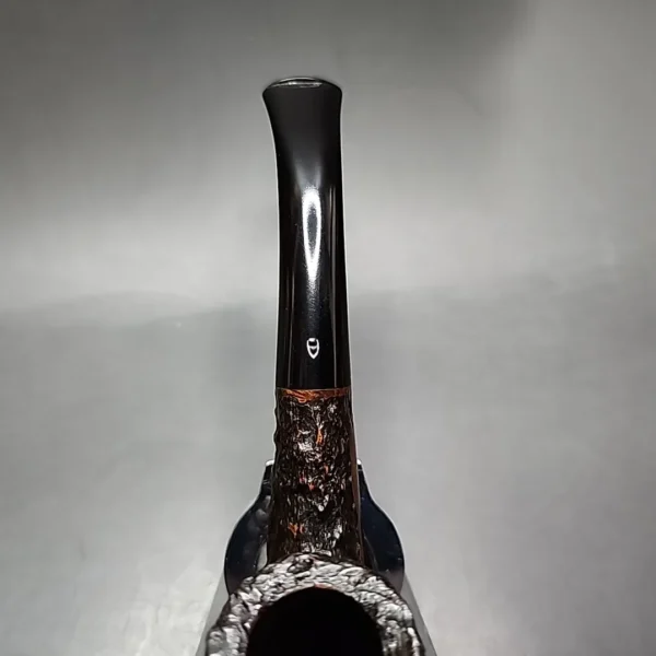 Astleys Rusticated Bent Billiard Estate Briar Pipe, English Estates - Image 7