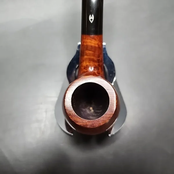Astleys by Les Wood Smooth Bent Apple Estate Briar Pipe, Unsmoked - Image 7
