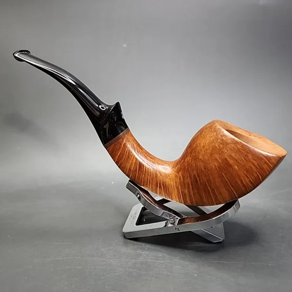 Quinton Wells Smooth Cobra Handmade Estate Briar Pipe, Unsmoked - Image 7