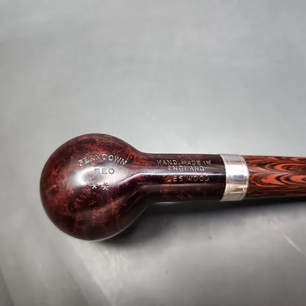 Ferndown Reo 2 Star Straight Apple Estate Briar Pipe, English Estates - Image 7