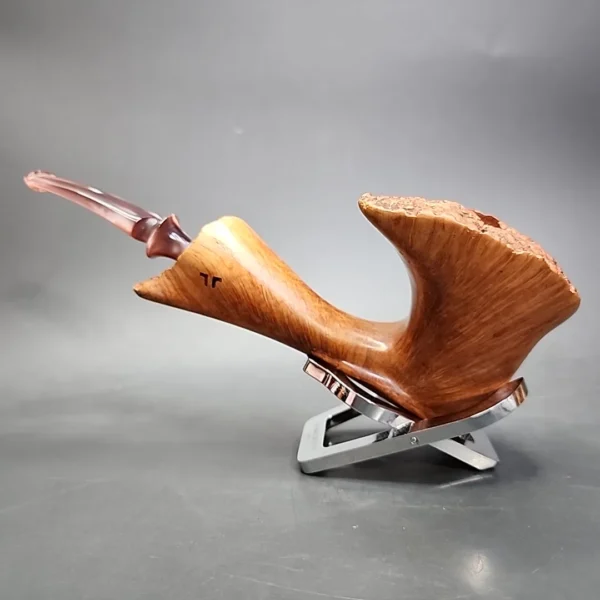 Large Smooth Freehand Estate Briar, Pipe Unsmoked - Image 7
